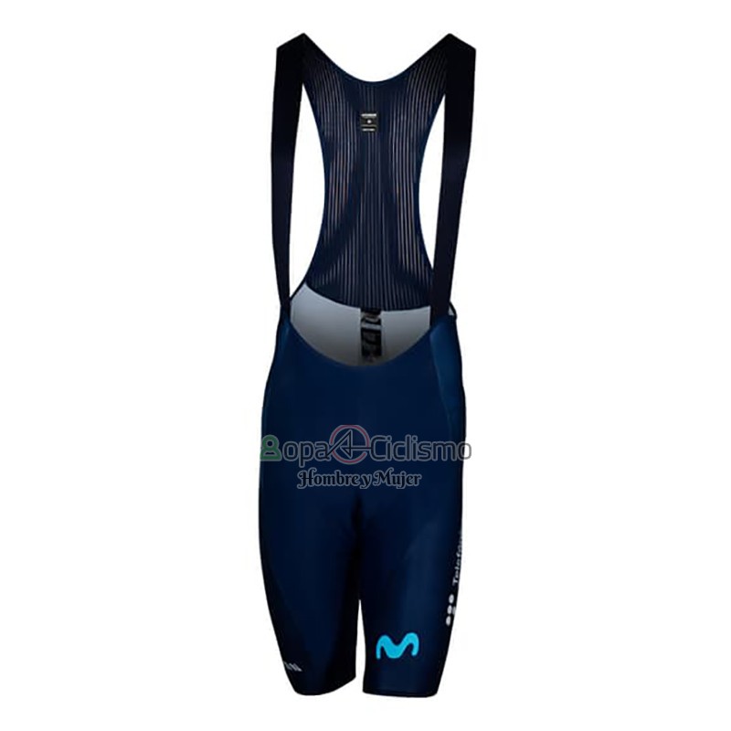 Movistar Ropa Ciclismo Culotte Corto 2023 Hombre Mangas Cortas Verde